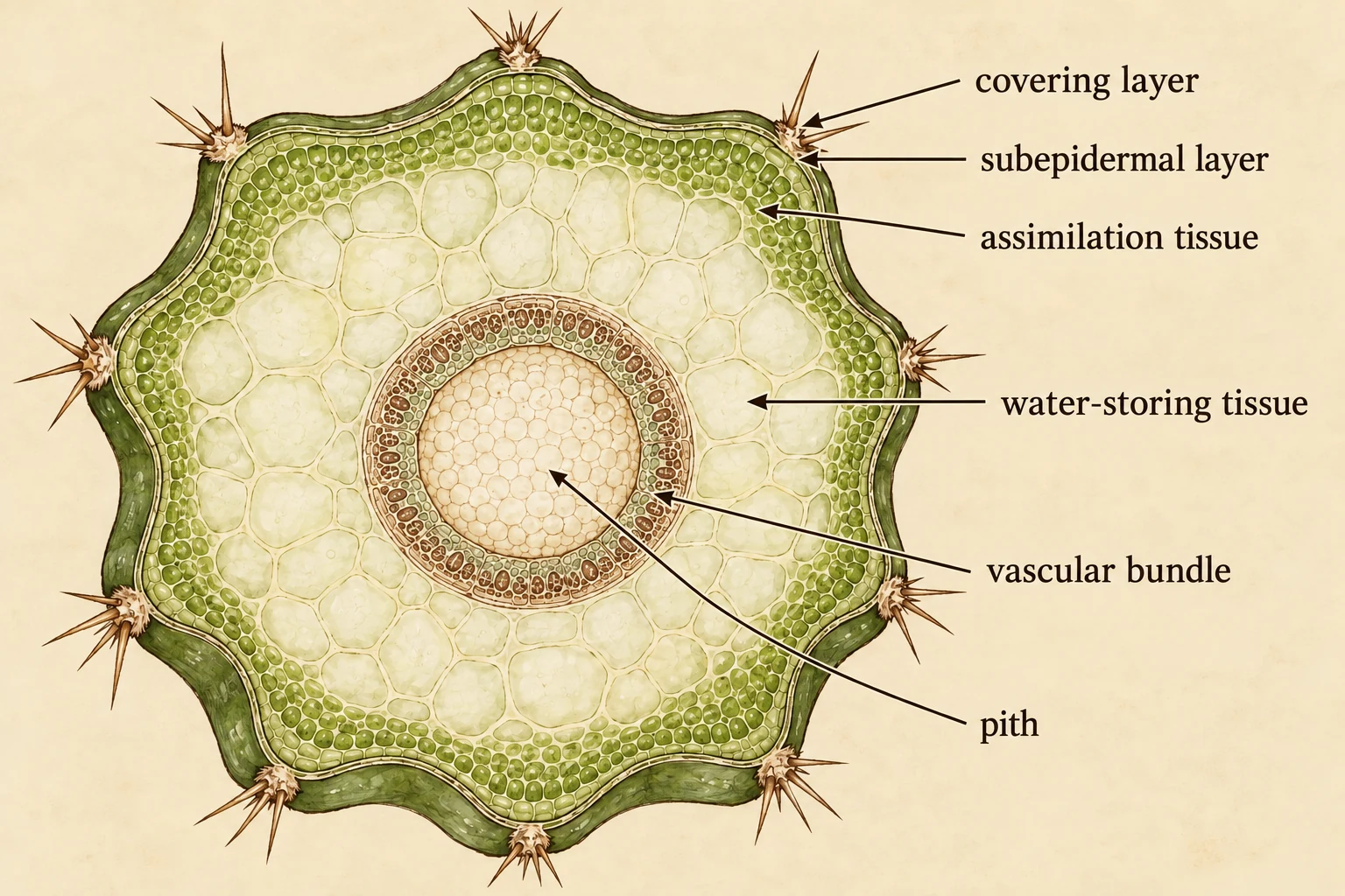 Cactus biology. Atlas and cultivation.