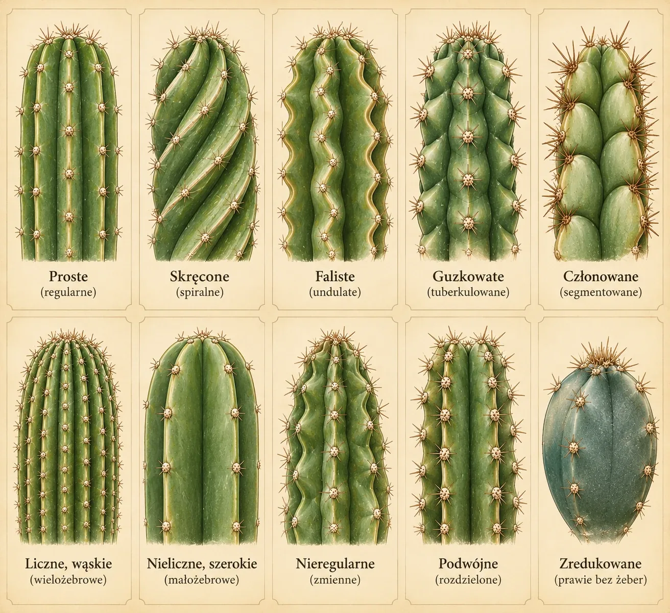 Plate of stem forms